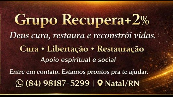 PROJETO RECUPERA MAIS, APOIO RÁDIO GOSPEL EXTREMOZ